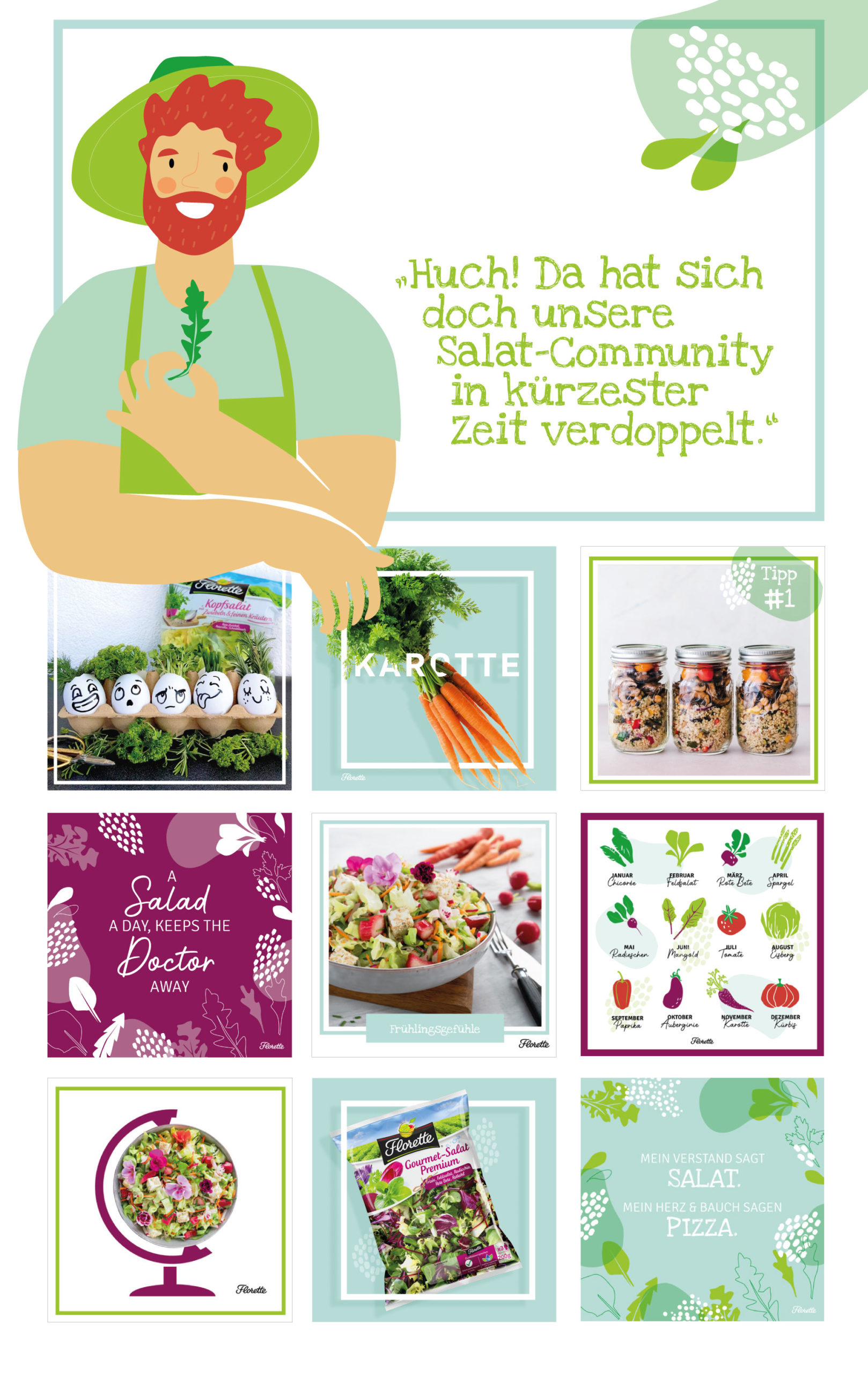 Foodagentur Food & Co Kommunikation Social Media Florette